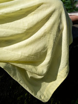 Yellow Pintuck Dress