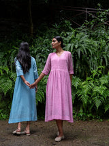 Peony Pink Pintuck Dress