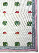 Heritage Hand-Stitched Organic Quilt