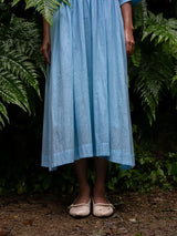 Mist Blue Pintuck Dress