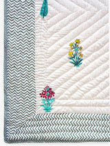 Munnar Hand-Stitched Organic Quilt