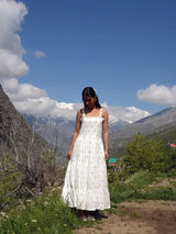Alpine Bloom Maxi Dress