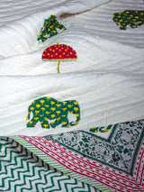 Heritage Hand-Stitched Organic Quilt