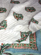 Maharaja Hand-Stitched Organic Quilt