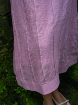 Pink Full Pintuck Dress