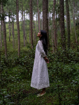 White Full Pintuck Dress